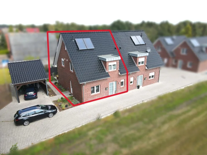 Splitting - Haus kaufen in Papenburg - Attraktive Doppelhaushälfte für Kapitalanleger oder zur Selbstnutzung!