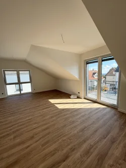 Wohnzimmer - Wohnung kaufen in Dahme - Charmante Ferienwohnung mit Balkon | Dachgeschoss