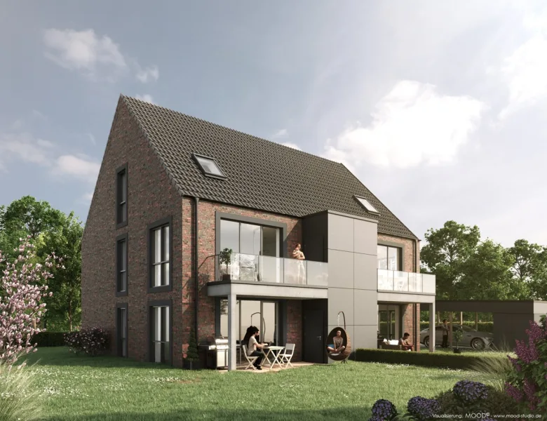 Visualisierung/ Außenansicht - Grömitz - Haus kaufen in Grömitz - Projekt Küstenglück - Wohnen an der Ostsee!