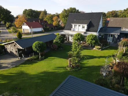 Außenansicht Garten - Haus kaufen in Hellwege / Ahauser Mühle - Wohntraum im Landhausstil !