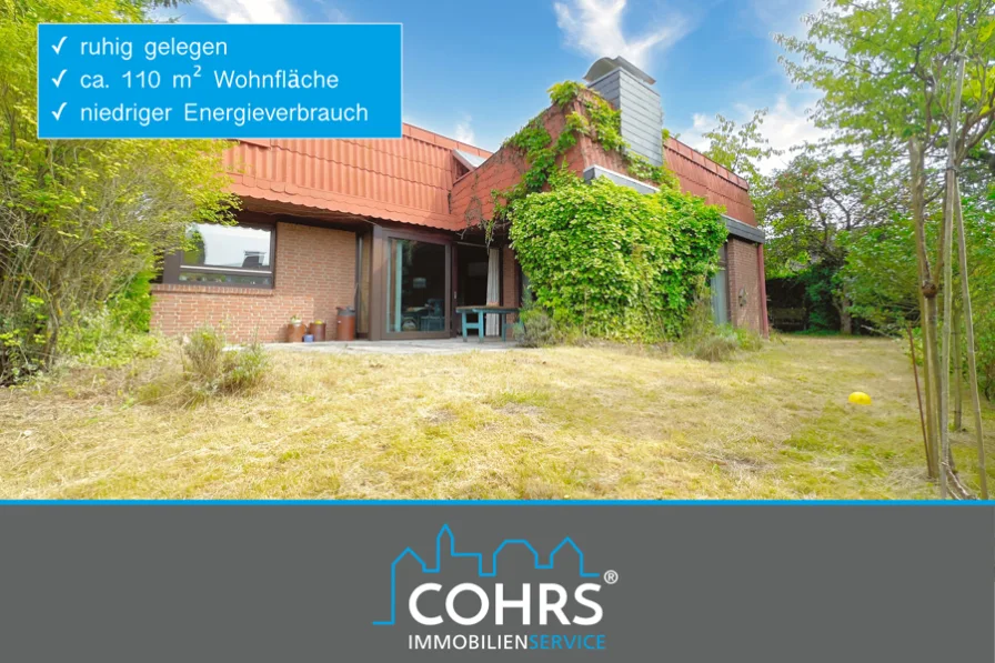 Außenansicht - Haus kaufen in Fallingbostel - Energieeffizienter Bungalow mit Erdwärmepumpe in bester Lage von Bad Fallingbostel!