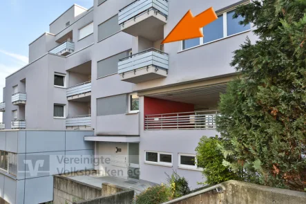 Aussen - Wohnung kaufen in Reutlingen - Schöne 3 Zimmer Stadtwohnung mit Balkon & TG Platz