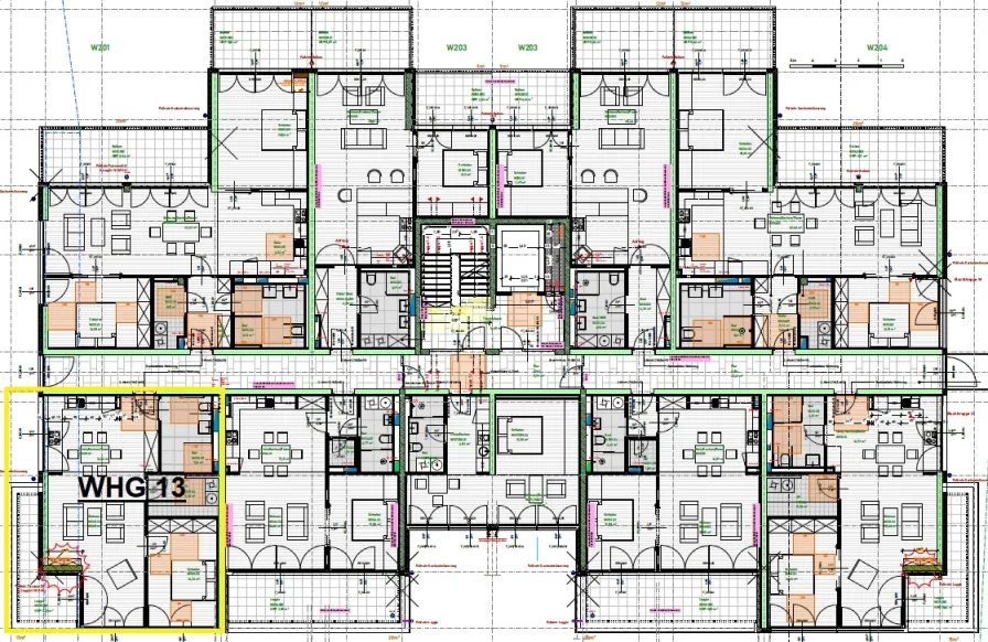 Grundriss 2.OG WHG 13