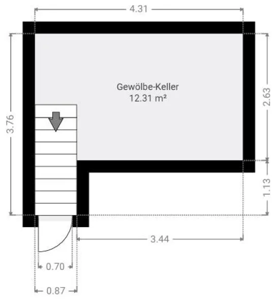 Grundriss Kellergeschoss