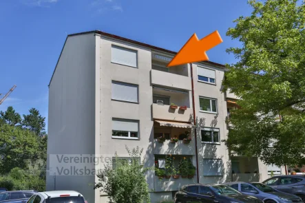 Aussen - Wohnung kaufen in Pfullingen - Frisch renovierte Wohnung bezugsfertig