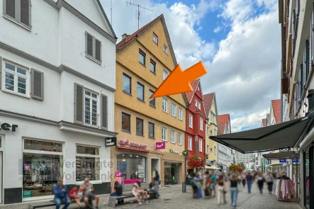 Aussen - Haus kaufen in Reutlingen - INTERESSANTES INVEST IN ERSTKLASSIGER INNENSTADTLAGE!