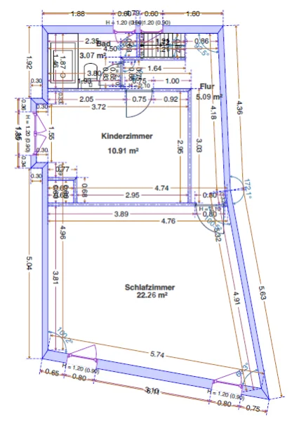 Grundriss DG