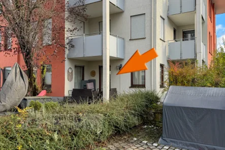 Aussen - Wohnung kaufen in Wannweil - 3 Zimmer Wohnung mit Terrasse