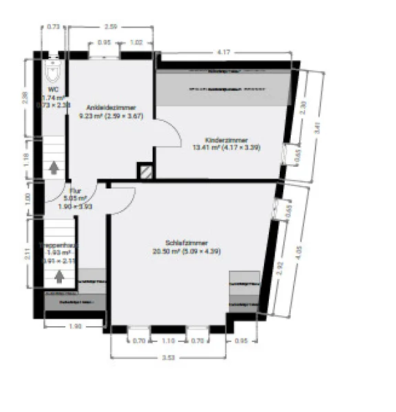 Grundriss Dachgeschoss