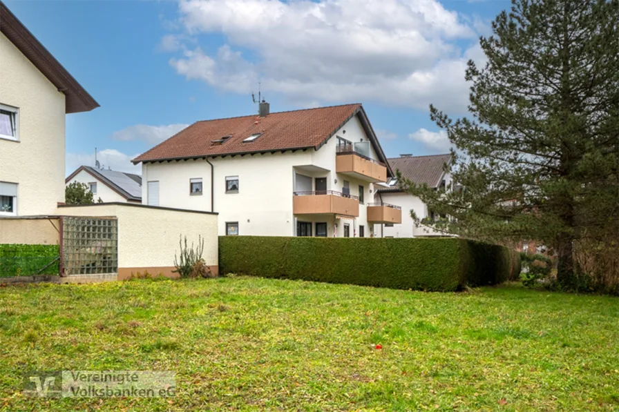 Außenansicht Bild Nr. 1 - Wohnung kaufen in Sindelfingen - Toller Grundriss! Gemütliche 2-Zimmer-ETW in Maichingen!