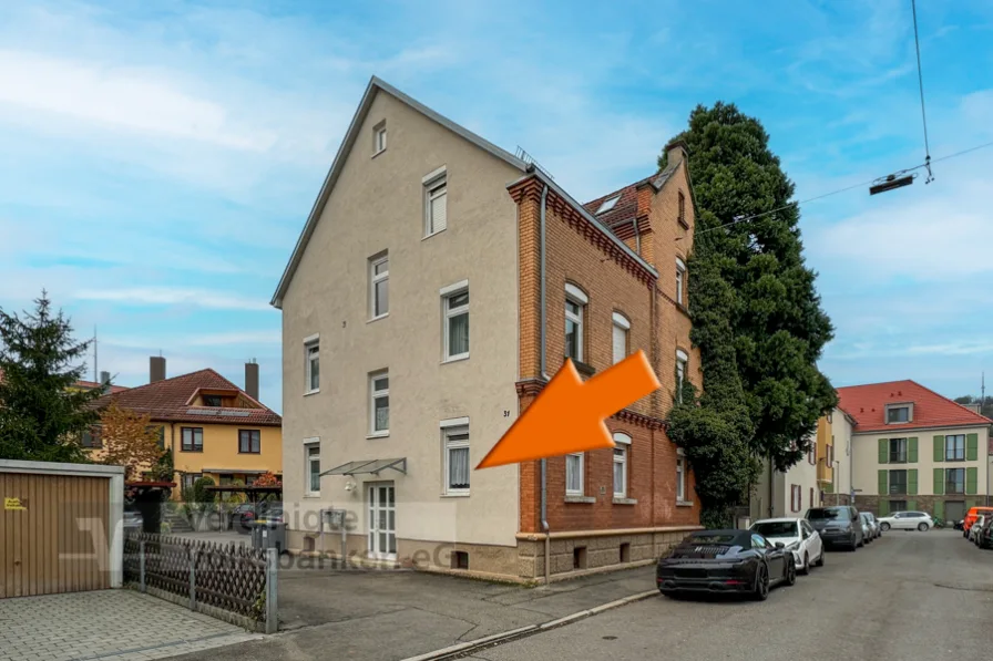 Aussen - Wohnung kaufen in Reutlingen - Charmante Wohnung mit Garten in der Oststadt