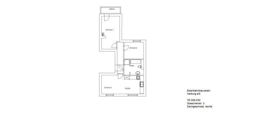 ve 026-030 neu.jpg - Wohnung mieten in Hamburg - Charmante Wohnung mit Balkon und EBK