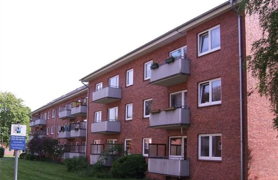  - Wohnung mieten in Schleswig - 4 Zimmer-Wohnung mit Balkon in Schleswig Nord