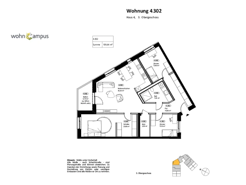 Grundriss WoC 4.302