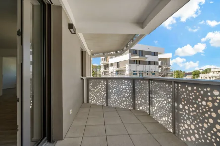 Balkon - Wohnung mieten in Halle - Smart - Nachhaltig - Zentrumsnah - Moderne 3-Raumwohnung im neuen wohncampus