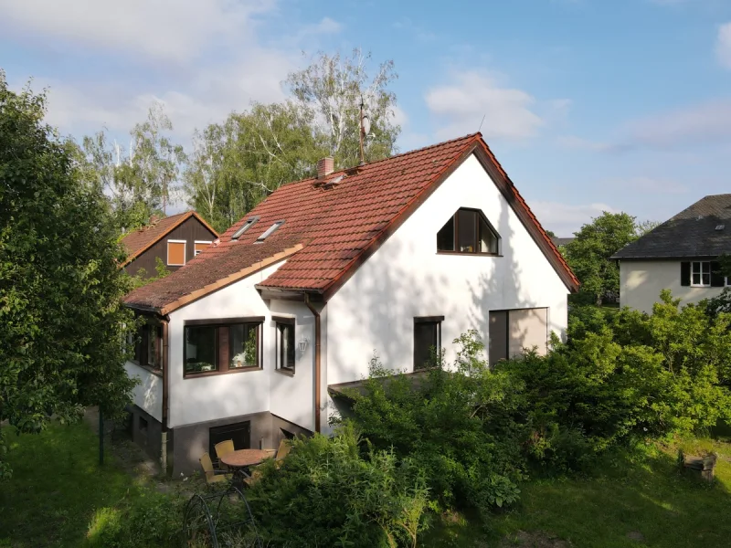 Einfamilienhaus Dölau - Haus kaufen in Halle / Dölau - ...und neben Ihnen die Dölauer Heide!Freistehendes Einfamilienhaus mit Garage und Traumgrundstück!