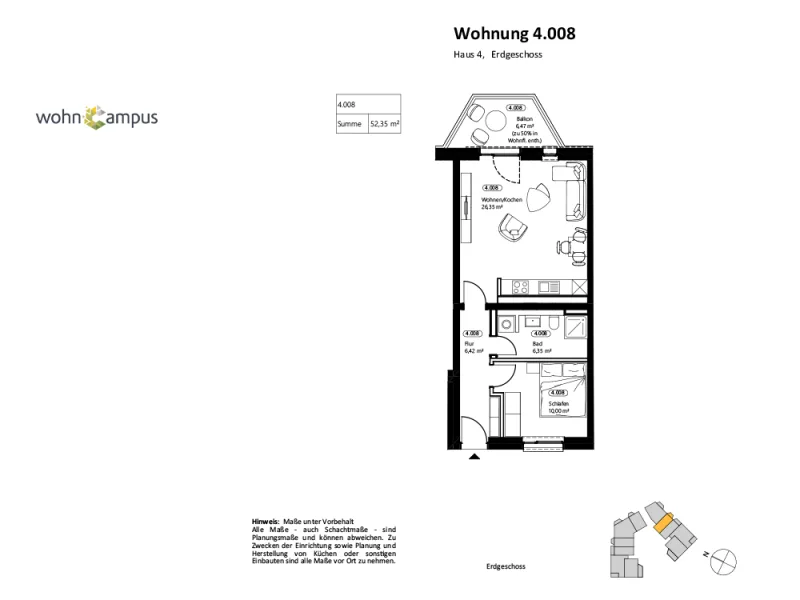 Grundriss WoC 4.008