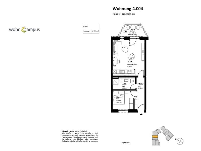 Grundriss WoC 4.004