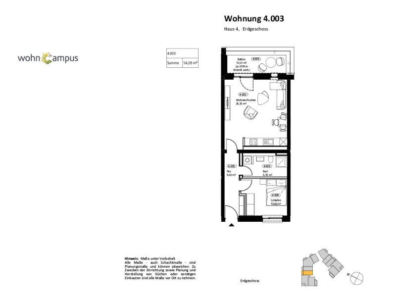 Grundriss WoC 4.003