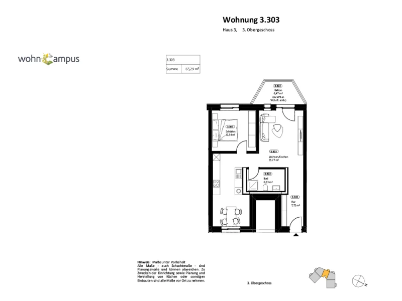 Grundriss WoC 3.303