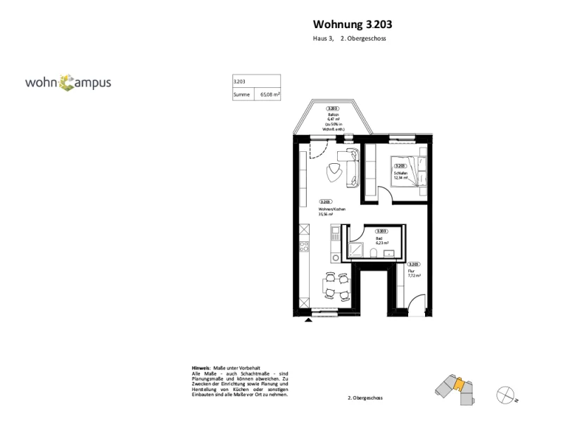 Grundriss WoC 3.203