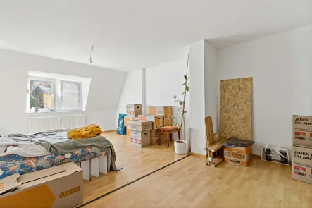 Wohnzimmer - Wohnung mieten in Halle / Nord - Perfekte 2-Raum-Wohnung im Giebichensteinviertel für Singles und Pärchen.