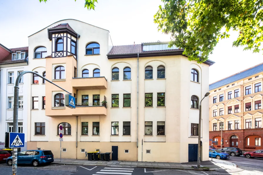 Außenaufnahme - Wohnung mieten in Halle Saale - Frisch sanierte 2-Zimmerwohnung