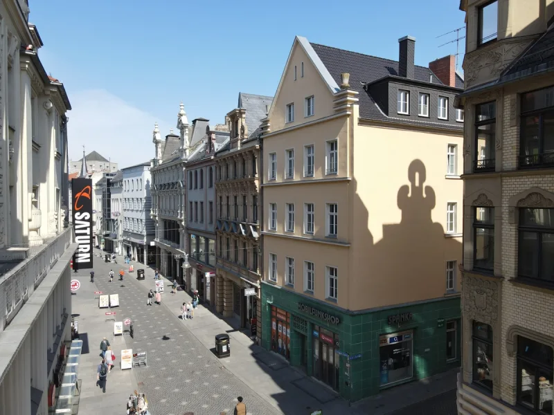 Hausansicht - Büro/Praxis mieten in Halle - 93m² Bürofläche in der Leipziger Straße