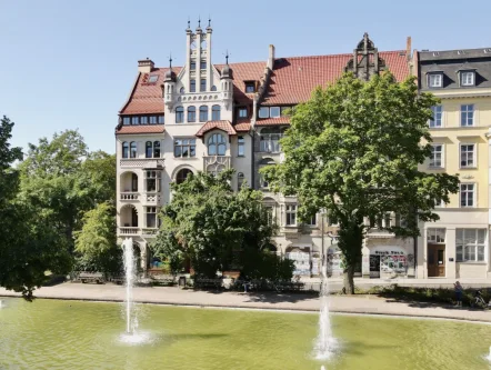 Hausansicht  - Wohnung mieten in Halle - Exklusives wohnen in der Altstadt