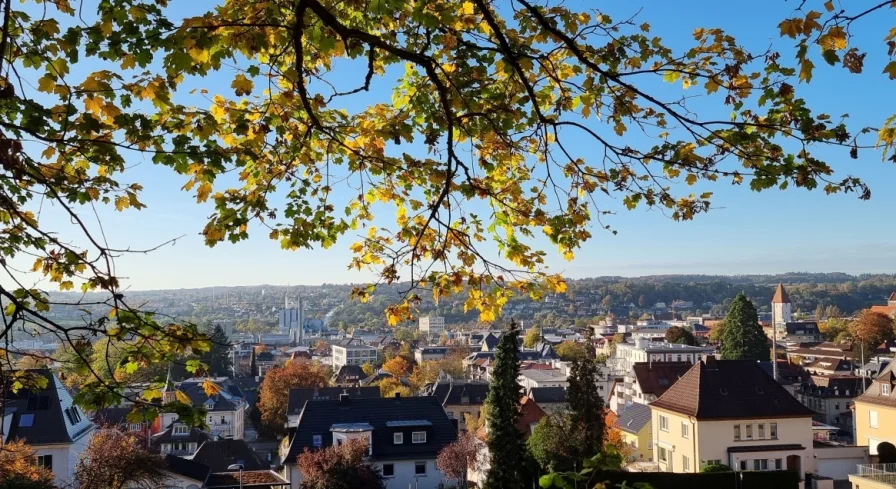 Aussicht Federburgstraße - Grundstück kaufen in Ravensburg - Federburgstraße – „Sahnestück“ für Projektentwickler