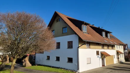 Ansicht West - Haus kaufen in Berg - Ideal für Heimwerker und Mehrgenerationenwohnen - Ein- bis Zweifamilienhaus mit Werkstattbereich