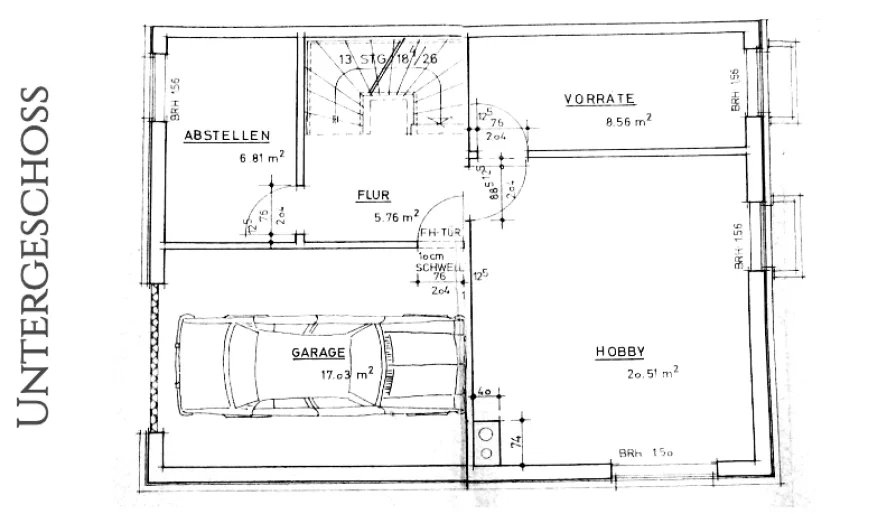 Grundriss Kellergeschoss