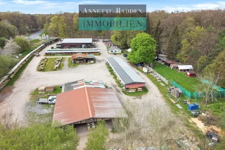 Holzhof - Grundstück kaufen in Friedrichsruh - einzigartiges gewerblich genutztes Grundstück in Aumühle - Friedrichsruh