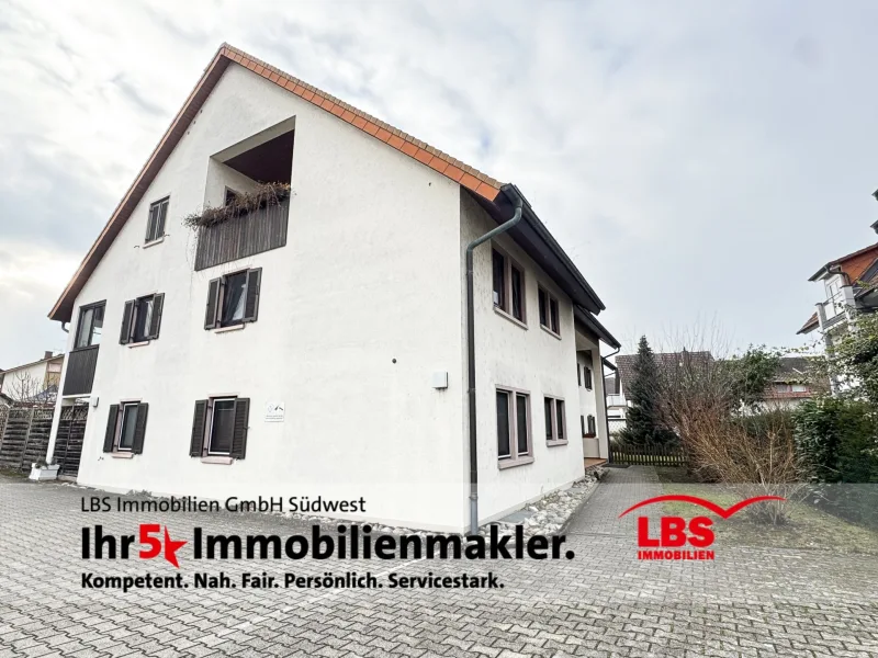 Außenansicht - Wohnung kaufen in Weil am Rhein - Charmante Wohnung mit Loggia und Einbauküche – Ihr neues Zuhause!