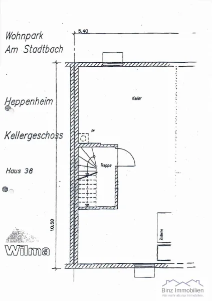 Grundriss Kellergeschoss