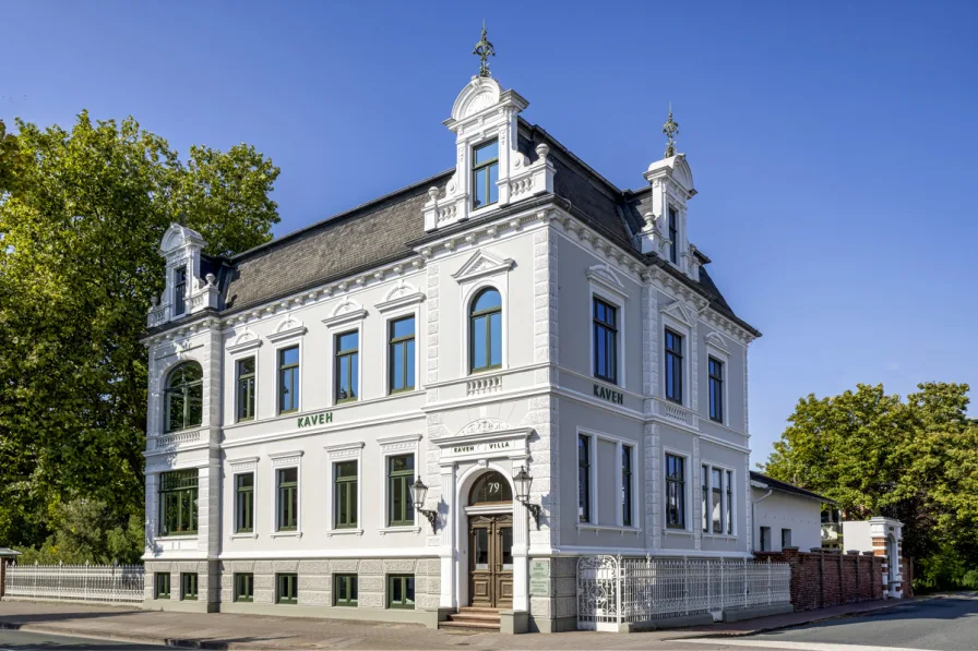 AUSSENANSICHT - Büro/Praxis mieten in Oldenburg (Oldenburg) - KAVEH VILLA - REPRÄSENTATIVER BÜRORAUM IN HISTORISCHEM AMBIENTE