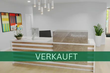 INNENANSICHT - VISUALISIERT - Büro/Praxis kaufen in Oldenburg (Oldenburg) - VERKAUFT - GROSSZÜGIGE UND HELLE PRAXISFLÄCHE IN DER OLDENBURGER INNENSTADT