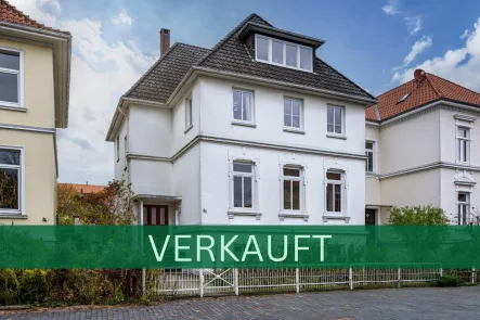 AUSSENANSICHT - Haus kaufen in Oldenburg - VERKAUFT - SELTENES SCHMUCKSTÜCK IM ZIEGELHOFVIERTEL