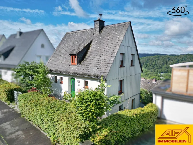 Einfamilienhaus mit Weitblick - Haus kaufen in Arnsberg - Liebevoll gepflegtes Einfamilienhaus - mit Talblick!