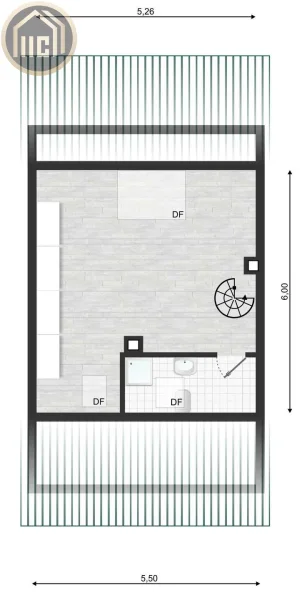 Grundriss Dachgeschoss