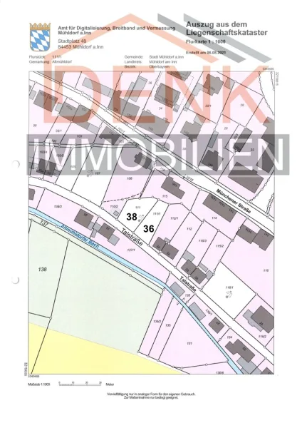 Lageplan Talstraße