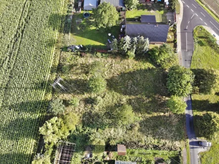 Ansicht Vogelperspektive - Grundstück kaufen in Balow - großes Baugrundstück mit guter Verkehrsanbindung nach Schwerin und Hamburg