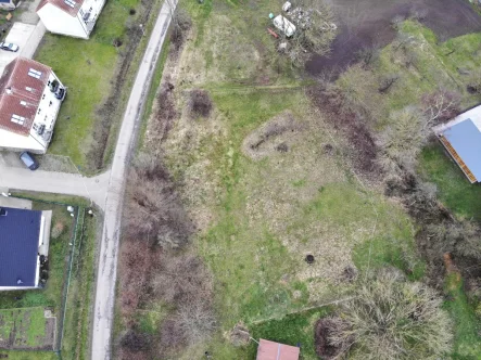 Ansicht Vogelperspektive - Grundstück kaufen in Bernstorf - **Großzügiges Baugrundstück in idyllischer Lage bei Grevesmühlen**