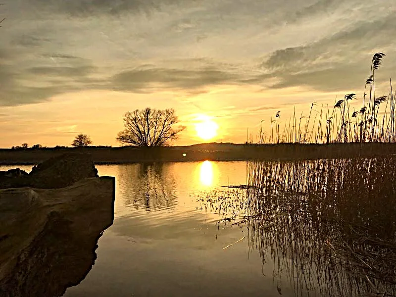 Abendstimmung am Wanzkaer See