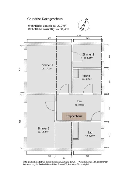 Grundriss Dachgeschoss