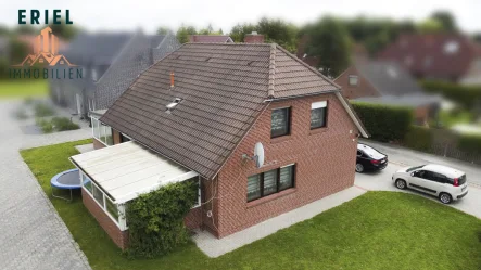 Aussen - Haus kaufen in Südbrookmerland - Gepflegtes Einfamilienhaus in Moordorf zu verkaufen!