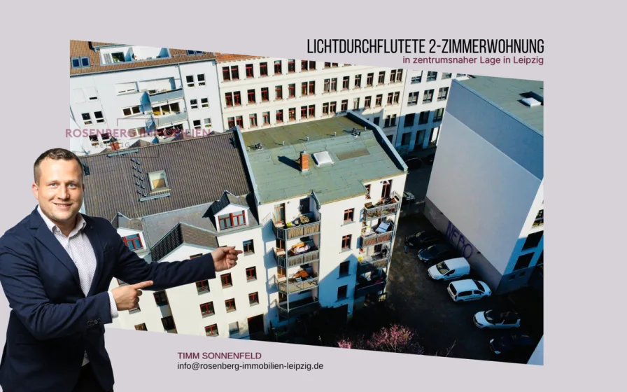 2-Zimmerwohnung mit Balkon in Leipzig-Zentrum-Süd - Wohnung kaufen in Leipzig - Für Kapitalanleger - erfrischende 2-Zimmerwohnung mit Balkon in bester Lage in Zentrum-Süd