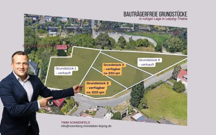 Bauträgerfreies Baugrundstück in Leipzig-Thekla - Grundstück kaufen in Leipzig - Bauträgerfrei! - Baugrundstück für Stadtvillen in Leipzig-Thekla