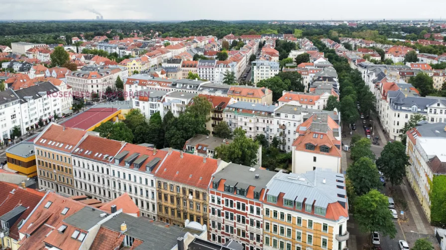 Luftansicht Haus & Umgebung