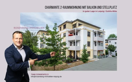 Titelbild Immobilienmakler Leipzig Gohlis - 2 Raumwohnung - Wohnung kaufen in Leipzig / Gohlis-Mitte - 2-Raumwohnung in begehrter Lage in Leipzig / Gohlis-Mitte